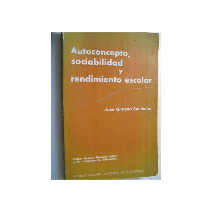 Autoconcepto, sociabilidad y rendimiento escolar